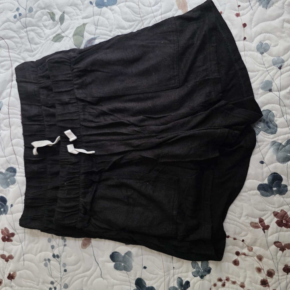 2 for 20: 2 pairs of NWOT Old Navy Black Drawstring Waist Women's Shorts